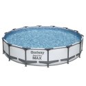 Basen ogrodowy stelażowy 427 x 84 cm zestaw 9w1 Bestway 56595 Basen ogrodowy stelażowy 427 x 84 cm zestaw 9w1 Bestway 56595