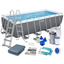 Basen ogrodowy stelażowy 488 x 244 x 122 cm 12w1 Bestway 56670 Basen ogrodowy stelażowy 488 x 244 x 122 cm 12w1 Bestway 56670