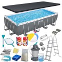 Basen ogrodowy stelażowy 549x274x122cm 17w1 Bestway 56466N Basen ogrodowy stelażowy 549x274x122cm 17w1 Bestway 56466N