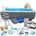 Basen ogrodowy stelażowy 549 x 274 x 132 cm 21w1 INTEX 26356 + hulajnoga GRATIS Basen ogrodowy stelażowy 549 x 274 x 132 cm 21w1 INTEX 26356 + hulajnoga GRATIS