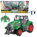 Ciągnik Traktor Rolniczy Zdalnie Sterowany RC Zielony 1:24 Ciągnik Traktor Rolniczy Zdalnie Sterowany RC Zielony 1:24