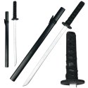 Drewniana Katana Miecz Do Zabawy Treningu Rekwizyt Czarny 70cm Drewniana Katana Miecz Do Zabawy Treningu Rekwizyt Czarny 70cm