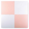 Duża mata piankowa puzzle Ricokids 60x60 cm 4 szt. brzoskwiniowo-biała Duża mata piankowa puzzle Ricokids 60x60 cm 4 szt. brzoskwiniowo-biała