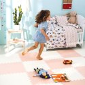 Duża mata piankowa puzzle Ricokids 60x60 cm 4 szt. brzoskwiniowo-biała Duża mata piankowa puzzle Ricokids 60x60 cm 4 szt. brzoskwiniowo-biała
