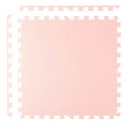 Duża mata piankowa puzzle Ricokids 60x60 cm 4 szt. brzoskwiniowo-biała Duża mata piankowa puzzle Ricokids 60x60 cm 4 szt. brzoskwiniowo-biała