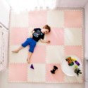 Duża mata piankowa puzzle Ricokids 60x60 cm 4 szt. brzoskwiniowo-biała Duża mata piankowa puzzle Ricokids 60x60 cm 4 szt. brzoskwiniowo-biała