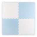 Duża mata piankowa puzzle Ricokids 60x60 cm 4 szt. niebiesko-biała Duża mata piankowa puzzle Ricokids 60x60 cm 4 szt. niebiesko-biała