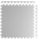 Duża mata piankowa, puzzle Ricokids 60x60cm 4 szt białe i szare Duża mata piankowa, puzzle Ricokids 60x60cm 4 szt białe i szare