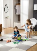 Duża mata piankowa, puzzle Ricokids 60x60cm 4 szt białe i szare Duża mata piankowa, puzzle Ricokids 60x60cm 4 szt białe i szare