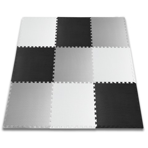 Duża mata piankowe puzzle szachownica Ricokids 180x180cm 9szt Duża mata piankowe puzzle szachownica Ricokids 180x180cm 9szt