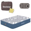 Materac dmuchany 203x152x36 cm z wbudowaną pompką Bestway 6712Y Materac dmuchany 203x152x36 cm z wbudowaną pompką Bestway 6712Y