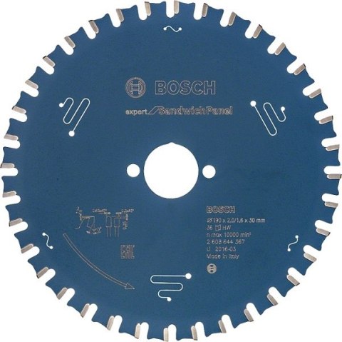 TARCZA PILARSKA EXPERT SH H 190*30-36 TARCZA PILARSKA EXPERT SH H 190*30-36