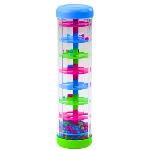 Tuba Sensoryczna Deszczownica Grzechotka Kolorowe Kulki 20cm Tuba Sensoryczna Deszczownica Grzechotka Kolorowe Kulki 20cm