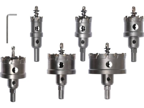 ZESTAW OTWORNIC TCT DO METALU 6SZT. ZESTAW OTWORNIC TCT DO METALU 6SZT.