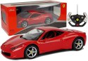 Auto R/C Ferrari Italia Rastar 1:14 Czerwone na Pilota Auto R/C Ferrari Italia Rastar 1:14 Czerwone na Pilota