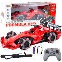 Auto Sportowe Wyścigówka Zdalnie Sterowana RC Efekt Dymu 2.4G Czerwona Auto Sportowe Wyścigówka Zdalnie Sterowana RC Efekt Dymu 2.4G Czerwona