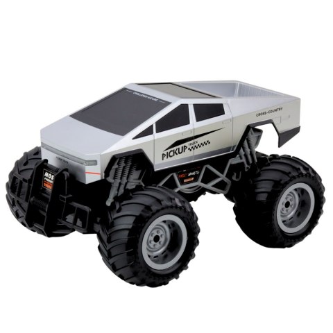 Auto Terenowe Off-Road RC Zdalnie Sterowane Srebrne 1:16 Auto Terenowe Off-Road RC Zdalnie Sterowane Srebrne 1:16