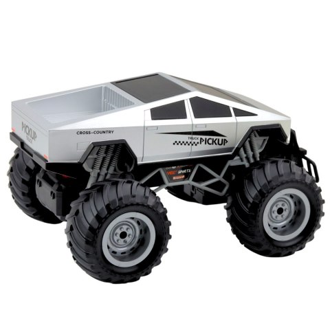 Auto Terenowe Off-Road RC Zdalnie Sterowane Srebrne 1:16 Auto Terenowe Off-Road RC Zdalnie Sterowane Srebrne 1:16