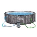 Basen ogrodowy stelażowy 366 x 100 cm 18w1 Bestway 5614X Basen ogrodowy stelażowy 366 x 100 cm 18w1 Bestway 5614X