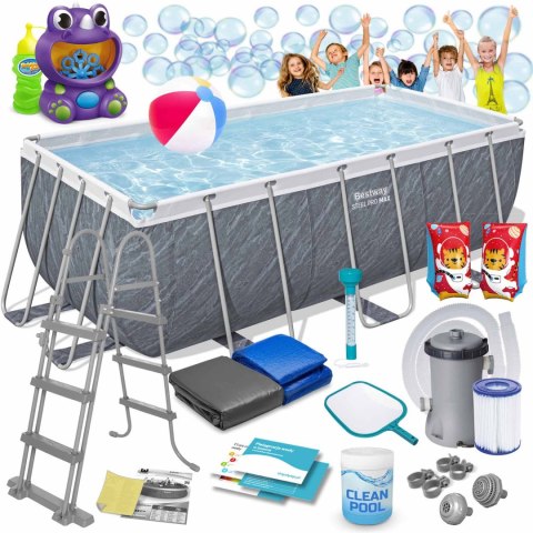Basen ogrodowy stelażowy 412 x 201 x 122 cm 17w1 Bestway 56722 Basen ogrodowy stelażowy 412 x 201 x 122 cm 17w1 Bestway 56722