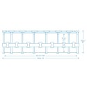 Basen ogrodowy stelażowy 549 x 132 cm 11w1 Bestway 561KC Basen ogrodowy stelażowy 549 x 132 cm 11w1 Bestway 561KC