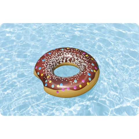 Dmuchane koło plażowe do pływania brązowy Donut 107cm BESTWAY Dmuchane koło plażowe do pływania brązowy Donut 107cm BESTWAY