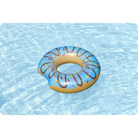 Dmuchane koło plażowe do pływania niebieski Donut 107cm BESTWAY Dmuchane koło plażowe do pływania niebieski Donut 107cm BESTWAY