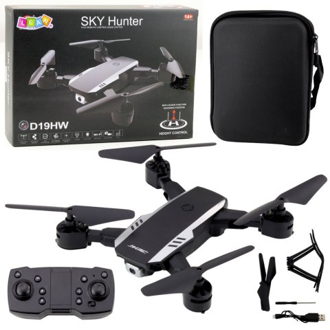 Dron Sky Hunter D19HW Kamera FVP Wi-Fi Pilot Z Uchwytem Na Telefon Etui Dron Sky Hunter D19HW Kamera FVP Wi-Fi Pilot Z Uchwytem Na Telefon Etui