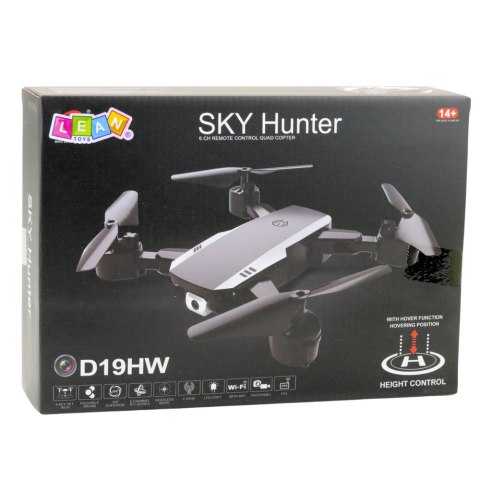 Dron Sky Hunter D19HW Kamera FVP Wi-Fi Pilot Z Uchwytem Na Telefon Etui Dron Sky Hunter D19HW Kamera FVP Wi-Fi Pilot Z Uchwytem Na Telefon Etui