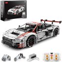 Klocki Konstrukcyjne Auto RC Rastar 1:8 Audi R8 3322 Elementów Klocki Konstrukcyjne Auto RC Rastar 1:8 Audi R8 3322 Elementów