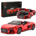 Klocki Konstrukcyjne AutoRC 1:14 Audi R8 Spyder 1440 Elementów Rastar 93800 Klocki Konstrukcyjne AutoRC 1:14 Audi R8 Spyder 1440 Elementów Rastar 93800