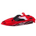 Łódź Motorówka Zdalnie Sterowana RC Biało-Czerwona 15cm Łódź Motorówka Zdalnie Sterowana RC Biało-Czerwona 15cm