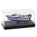 Łódź Motorówka Zdalnie Sterowana RC Niebiesko-Srebrna 14cm Łódź Motorówka Zdalnie Sterowana RC Niebiesko-Srebrna 14cm