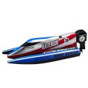 Łódź Motorówka Zdalnie Sterowana RC Niebiesko-Srebrna 14cm Łódź Motorówka Zdalnie Sterowana RC Niebiesko-Srebrna 14cm