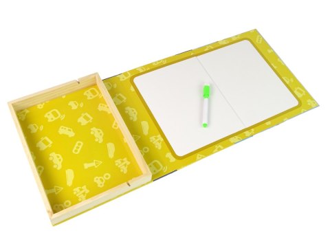 Magnetyczna Układanka Książka Transport Puzzle Karty Magnetyczna Układanka Książka Transport Puzzle Karty