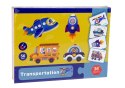 Magnetyczna Układanka Książka Transport Puzzle Karty Magnetyczna Układanka Książka Transport Puzzle Karty