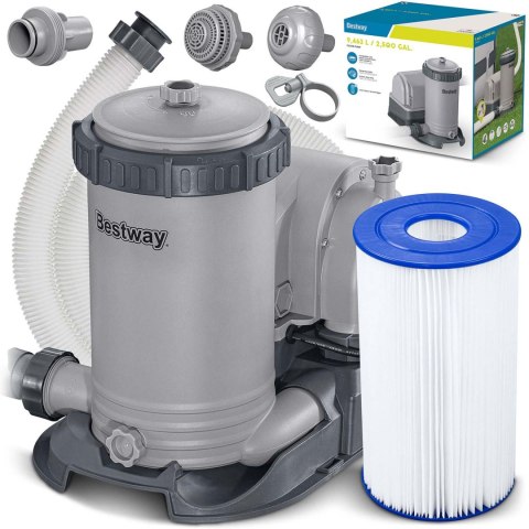 Pompa filtrująca do basenów 9463L/h Bestway - 58391 Pompa filtrująca do basenów 9463L/h Bestway - 58391