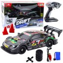 Samochód Wyścigowy Auto Do Driftu RC Czarny Karbon 30km/h 1:16 Samochód Wyścigowy Auto Do Driftu RC Czarny Karbon 30km/h 1:16