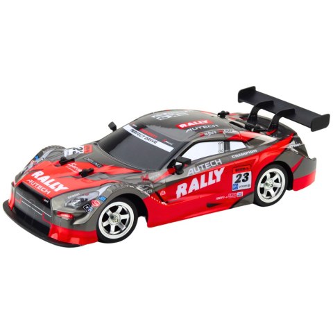 Samochód Wyścigowy Auto Do Driftu RC Czerwono Czarny 30km/h 1:16 Samochód Wyścigowy Auto Do Driftu RC Czerwono Czarny 30km/h 1:16