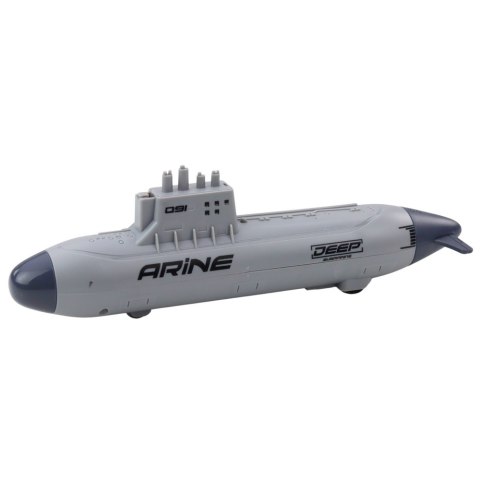 Statek Łódź Podwodna Strzelająca Torpedami Napęd Szara 28cm Statek Łódź Podwodna Strzelająca Torpedami Napęd Szara 28cm