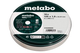 TARCZA TNĄCA INOX 125*1.0*22.23MM 10SZT