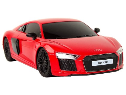 Auto R/C Audi R8 1:24 Rastar Czerwone Auto R/C Audi R8 1:24 Rastar Czerwone