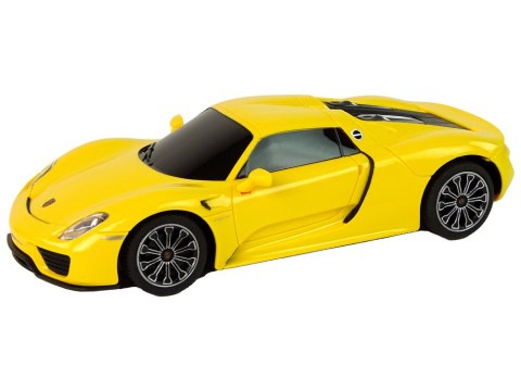 Auto R/C Porsche 918 1:24 Rastar Żółte Auto R/C Porsche 918 1:24 Rastar Żółte