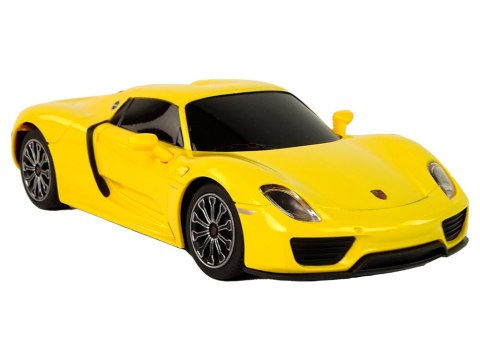 Auto R/C Porsche 918 1:24 Rastar Żółte Auto R/C Porsche 918 1:24 Rastar Żółte