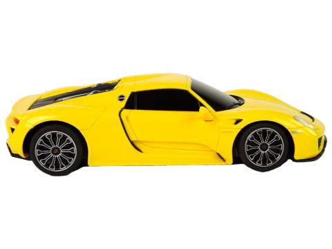 Auto R/C Porsche 918 1:24 Rastar Żółte Auto R/C Porsche 918 1:24 Rastar Żółte