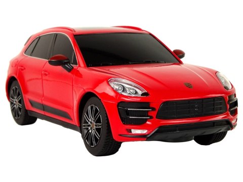 Auto R/C Porsche Macan Turbo 1:24 Rastar Czerwony Auto R/C Porsche Macan Turbo 1:24 Rastar Czerwony