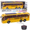 Autobus Zdalnie Sterowany RC Szkolny 1:30 Światła Żółty Autobus Zdalnie Sterowany RC Szkolny 1:30 Światła Żółty