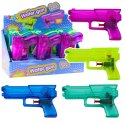 Mały Przeźroczysty Pistolet Na Wodę Różowy Niebieski Zielony Mix Mały Przeźroczysty Pistolet Na Wodę Różowy Niebieski Zielony Mix