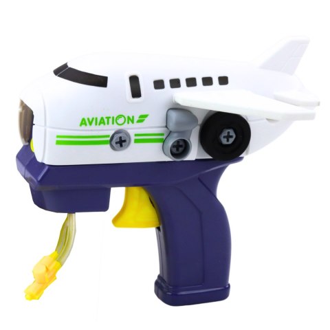 Pistolet Do Baniek Mydlanych Samolot do Skręcania Płyny Śrubokręt 2w1 Pistolet Do Baniek Mydlanych Samolot do Skręcania Płyny Śrubokręt 2w1