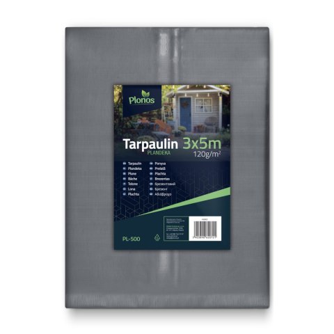 Plandeka 300 x 500 cm 120 g/m2 Plonos PL-500 Plandeka 300 x 500 cm 120 g/m2 Plonos PL-500
